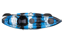 Load image into Gallery viewer, SINGLE KAYAK BLUE/BLACK/WHITE 2.7M WITH DELUXE SEAT AND PADDLE