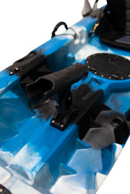 Load image into Gallery viewer, SINGLE KAYAK BLUE/BLACK/WHITE 2.7M WITH DELUXE SEAT AND PADDLE
