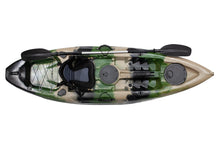 Load image into Gallery viewer, SINGLE KAYAK ARMY CAMO 2.7M WITH DELUXE SEAT AND PADDLE