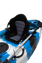Load image into Gallery viewer, SINGLE KAYAK BLUE/BLACK/WHITE 2.7M WITH DELUXE SEAT AND PADDLE