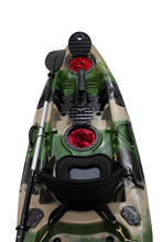 Load image into Gallery viewer, SINGLE KAYAK ARMY CAMO 2.7M WITH DELUXE SEAT AND PADDLE